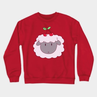 Cherry Sheep Face Crewneck Sweatshirt